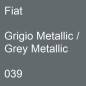 Preview: Fiat, Grigio Metallic / Grey Metallic, 039.